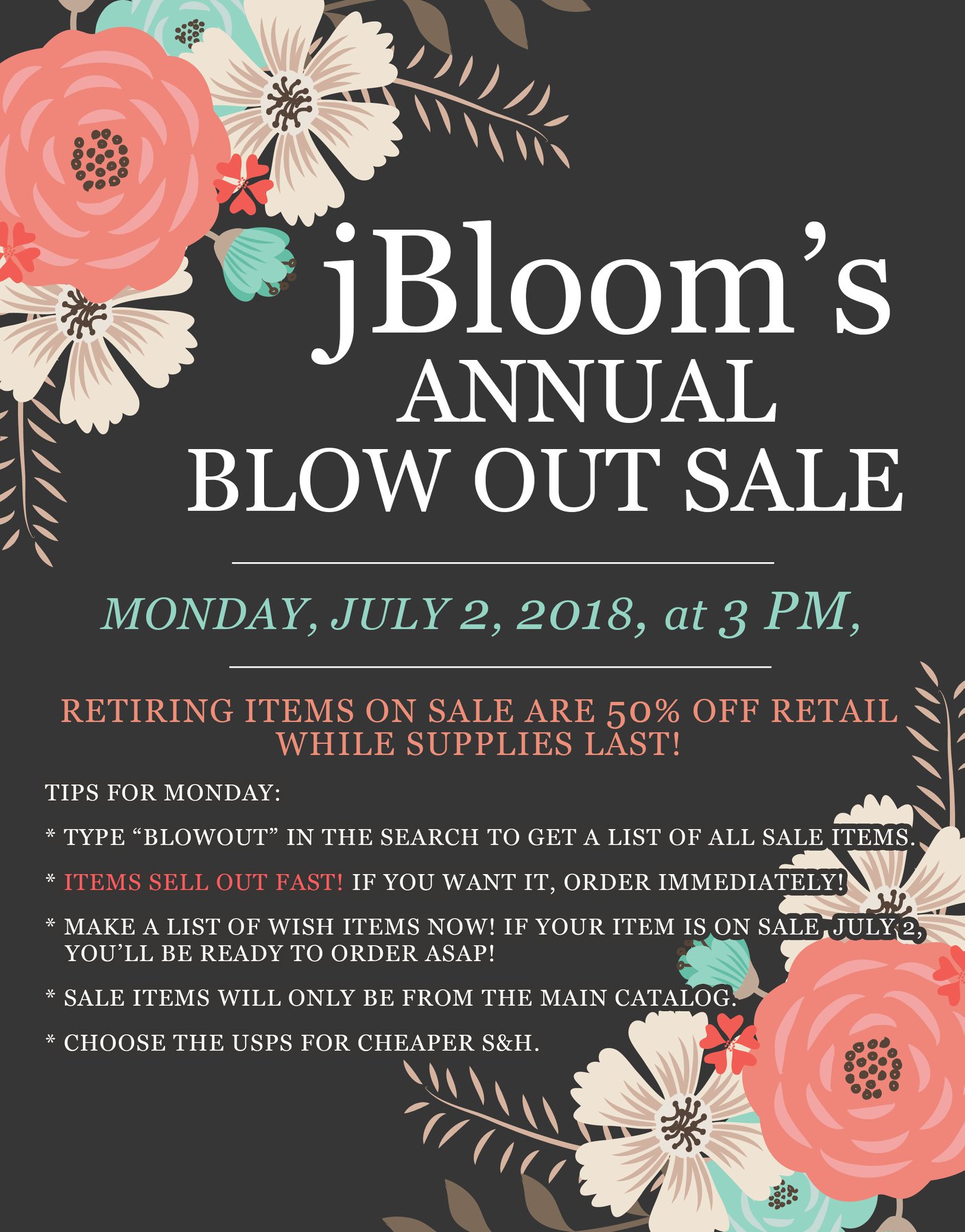 Jbloom Blowout Sale and New Catalog Launch Blonde Episodes