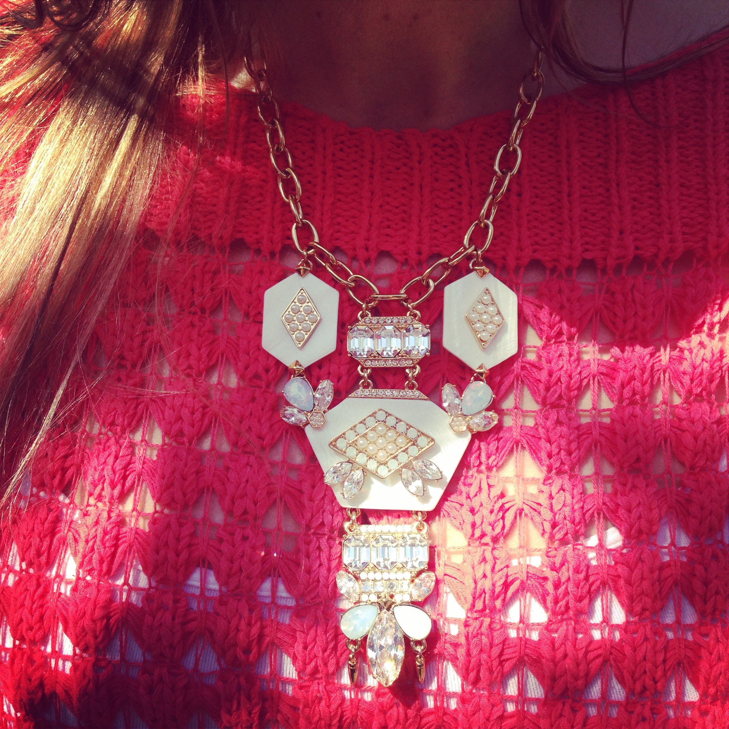 Necklace: c/o Carolee