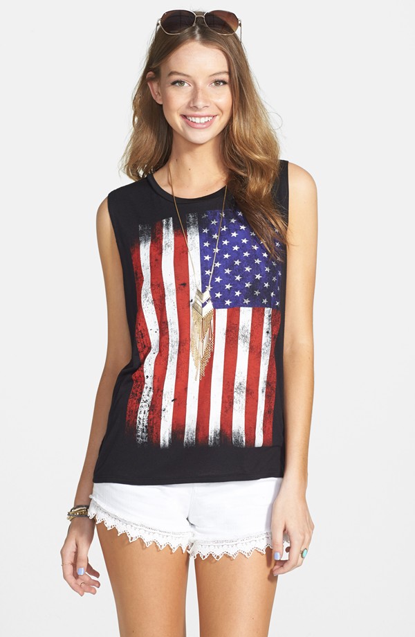 Muscle tees are so comfy and perfect with your Miss Me shorts or a great white pair.  Click the photo for details. 