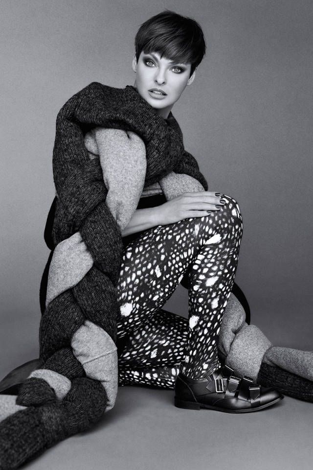 Linda Evangelista in Commes Des Garcons