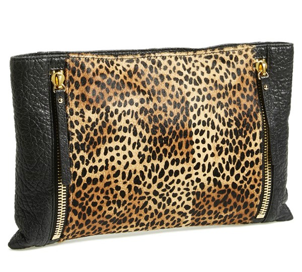 Vince Camuto 'Baily' Calf Hair & Leather Clutch Regular Price: $198 Sale Price: $131.90 (who wants to purchase this lovely for me?)