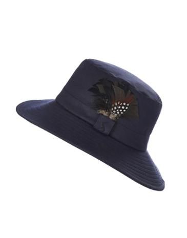 Womens wax and feather hat