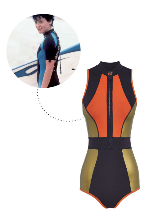 Lori Petty in Point Break Duskii Temptation Tank Spring Suit, $230; duskiiusa.com