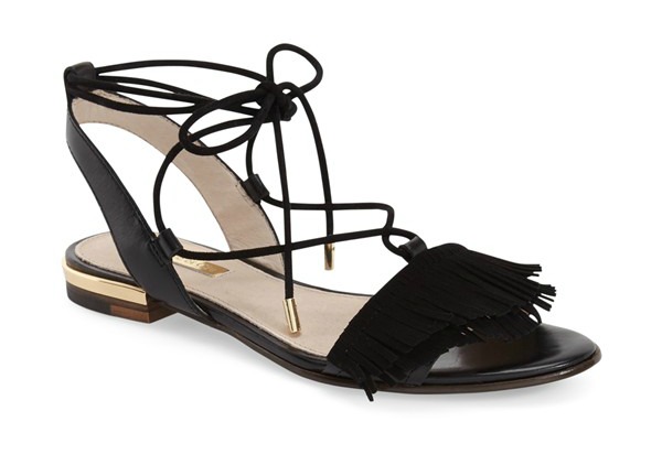 Louise et Cie 'Cyan' Fringe Sandal $128.95