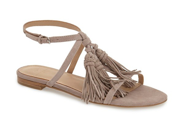 Marc Fisher LTD 'Crystal' Tassel Flat Sandal $139.95