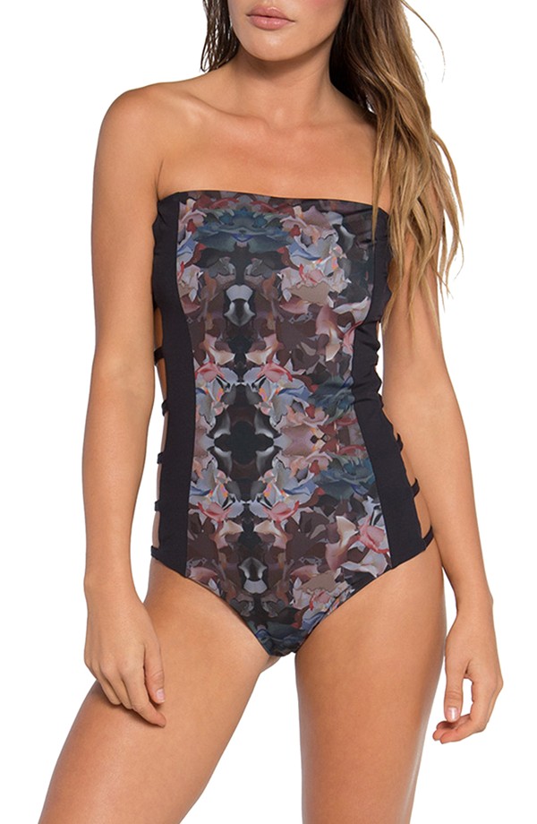 Tavik Cutout Strapless One-Piece Swimsuit