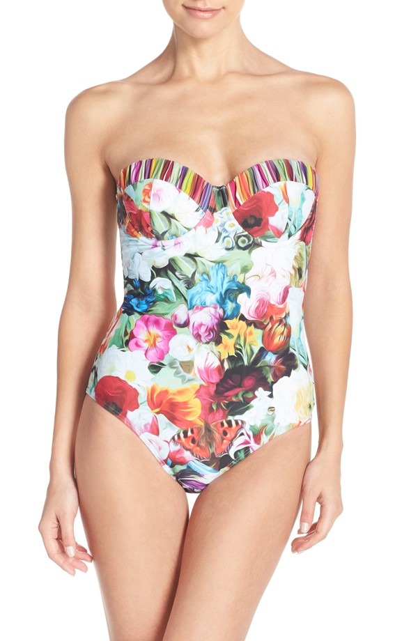Ted Baker London "Imari" Floral One-Piece