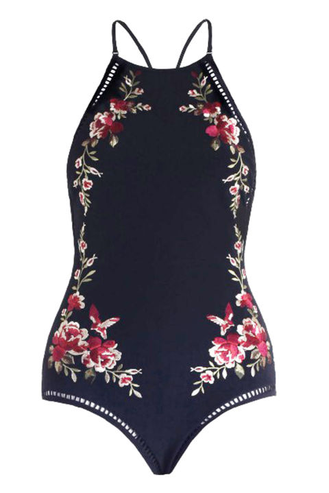Zimmermann Sakura Embroidered One Piece, $580; zimmermannwear.com