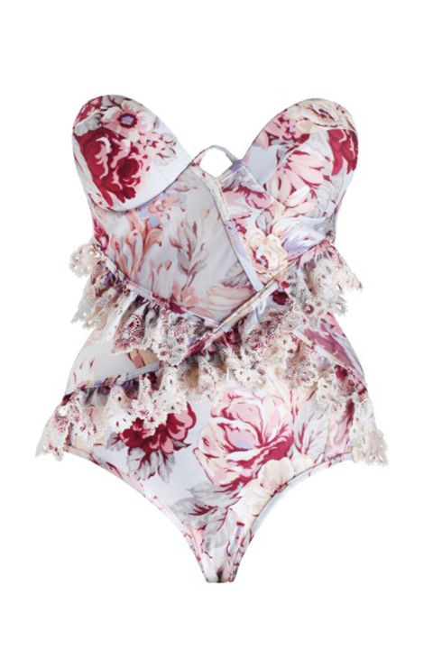 Zimmermann Epoque Curved One Piece, $530; zimmermannwear.com