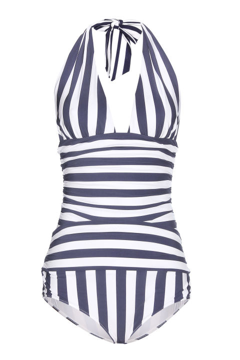 Dolce & Gabbana Striped Swimsuit, $645; mytheresa.com
