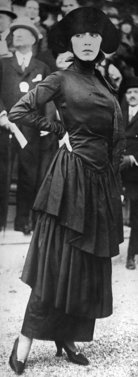 1910's -- The Hobble Skirt. Sure they look chic, but walking in these heavy and constricting floor-length hemlines is no easy task. Imagine wearing a tight, ankle-length pencil skirt and having no choice but to move at a glacial pace: no fun.